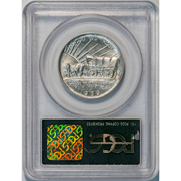 (9353) 1939-D 50C PCGS MS65 Gold CAC Oregon reverse slab