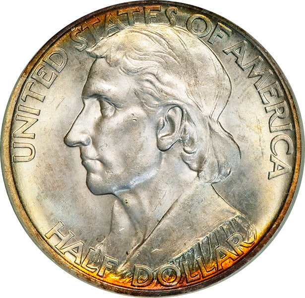 (9270) 1937 50C PCGS MS66 CAC Boone obverse