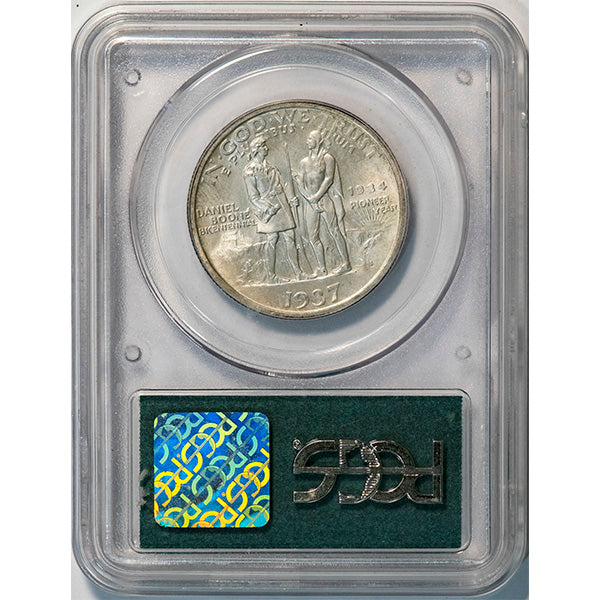 (9272) 1937-S 50C PCGS MS65 CAC Boone reverse slab