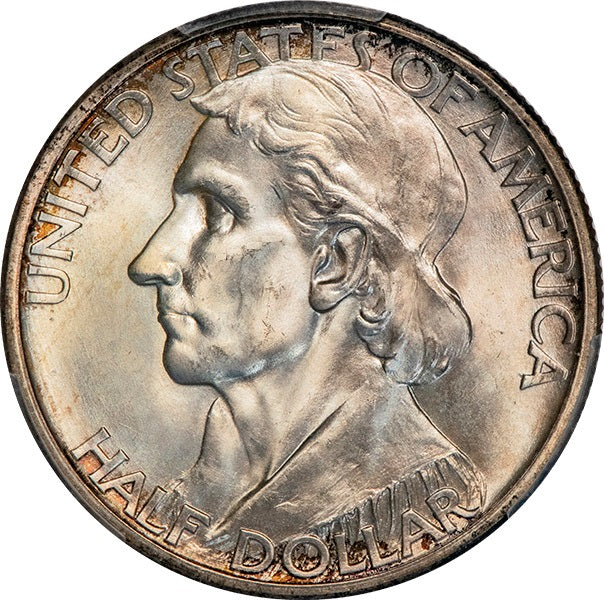 (9275) 1938-D 50C PCGS MS66 CAC Boone obverse