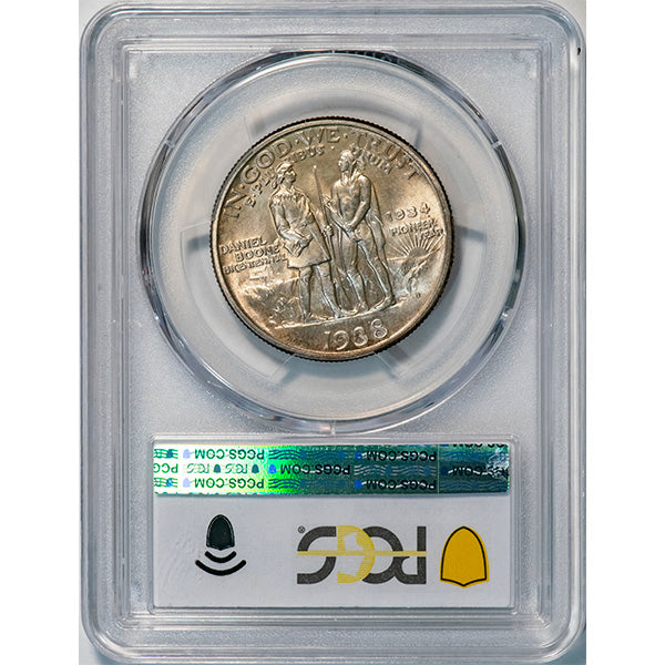 (9275) 1938-D 50C PCGS MS66 CAC Boone reverse slab