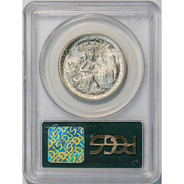 (9391) 1937-D 50C PCGS MS65 Texas Gold CAC reverse slab