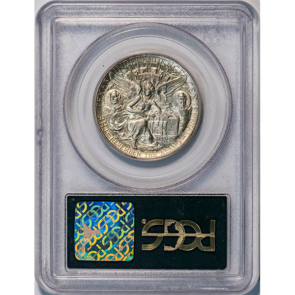 (9391) 1937-D 50C PCGS MS64 CAC Texas reverse slab