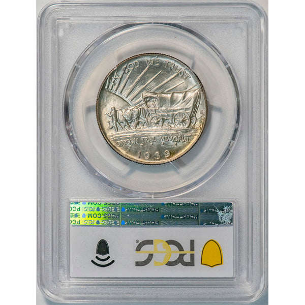 (9353) 1939-D 50C PCGS MS67 Oregon reverse slab