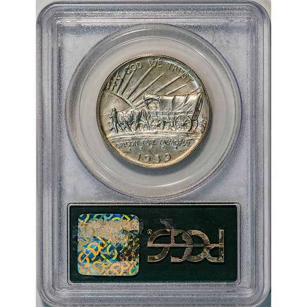 (9354) 1939-S 50C PCGS MS66 CAC Oregon reverse slab