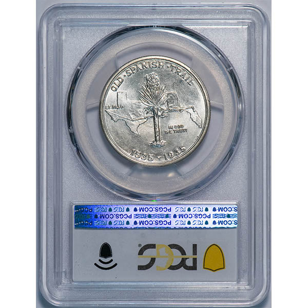 (9376) 1935 50C Spanish Trail PCGS MS66 CAC