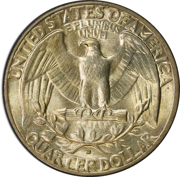 (5791) 1932-D 25C PCGS MS64+ Washington reverse