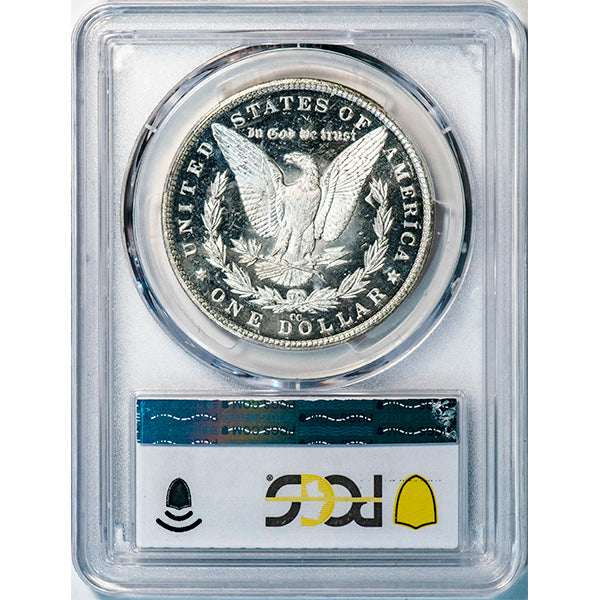 (7136) 1882-CC $1 PCGS MS65DMPL Morgan reverse slab