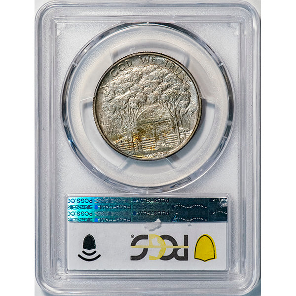 (9307) 1922 50C PCGS MS65 Grant Star reverse slab