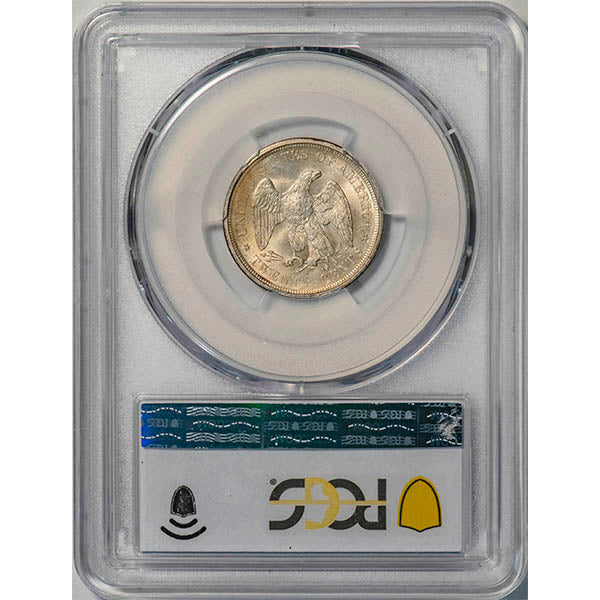 (5298) 1875-S 20C PCGS MS64 Seated reverse slab