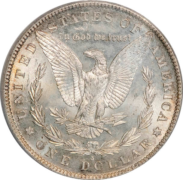 (7270) 1900-S $1 PCGS MS65 CAC Morgan reverse