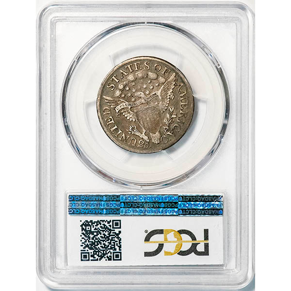 (5316) 1807 25C PCGS VF30 CAC Bust Quarter reverse slab