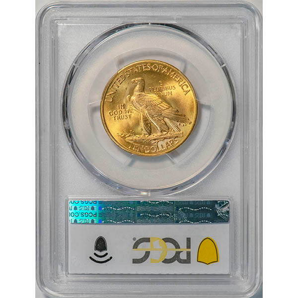(8884) 1932 $10 PCGS MS65+ Indian reverse slab