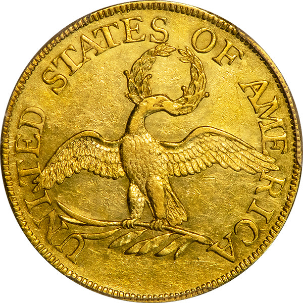 (8066) 1795 $5 PCGS AU58 Small Eagle reverse