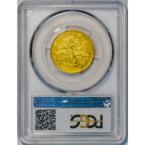 (8066) 1795 $5 PCGS AU58 Small Eagle reverse slab
