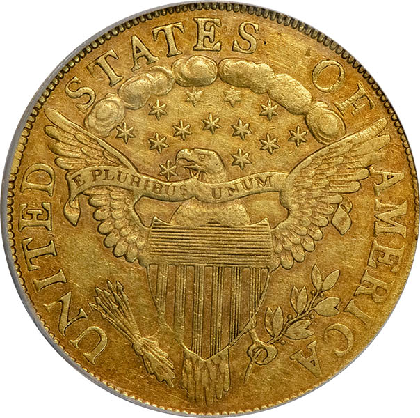 (8564) 1801 $10 PCGS XF45 reverse