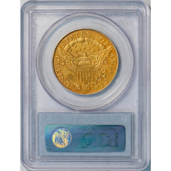 (8564) 1801 $10 PCGS XF45 reverse slab