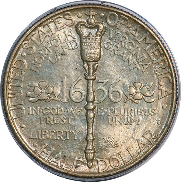 (9337) 1936 50C Norfolk PCGS MS65 Gold CAC