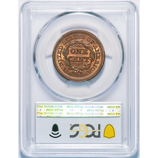 (1896) 1851/81 1C PCGS MS65RB CAC