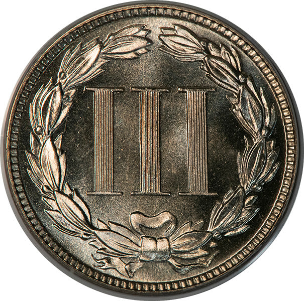 (3778) 1882 3CN PCGS PR66 Gold CAC