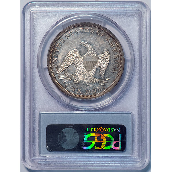 (7008) 1865 $1 PCGS PR61