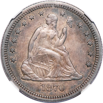 (5462) 1870-CC 25C NGC Au Details