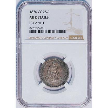 (5462) 1870-CC 25C NGC Au Details