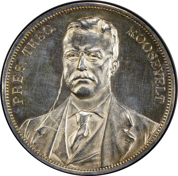 (7293) 1904 SC$1 PCGS PR62 HK-308 Roosevelt obverse