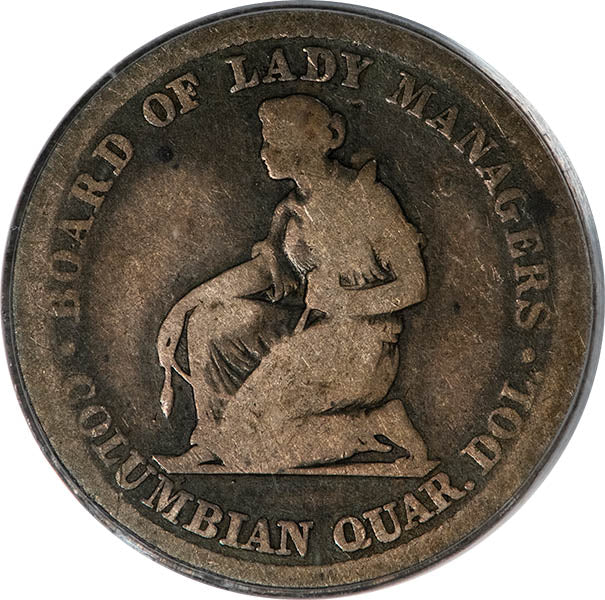 (9220) 1893 25C Isabella PCGS G04