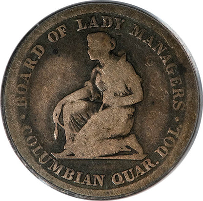 (9220) 1893 25C Isabella PCGS G04