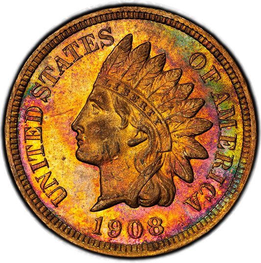 1908 1C PCGS MS64RB