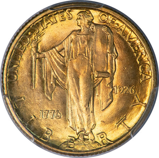(7466) 1926 $2.50 Sesquicentennial PCGS MS65