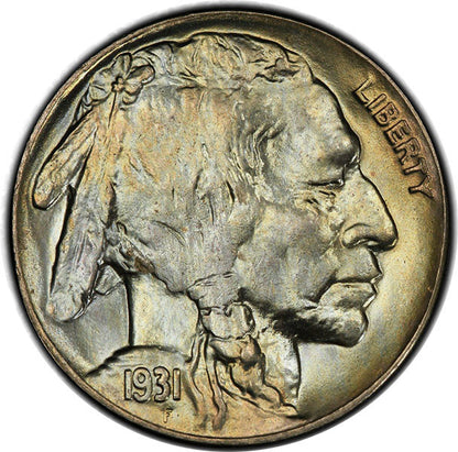 1931-S 5C PCGS MS66 Buffalo Nickel obverse