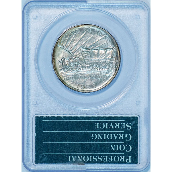 (9350) 1938-S 50C PCGS MS65 Gold CAC Oregon