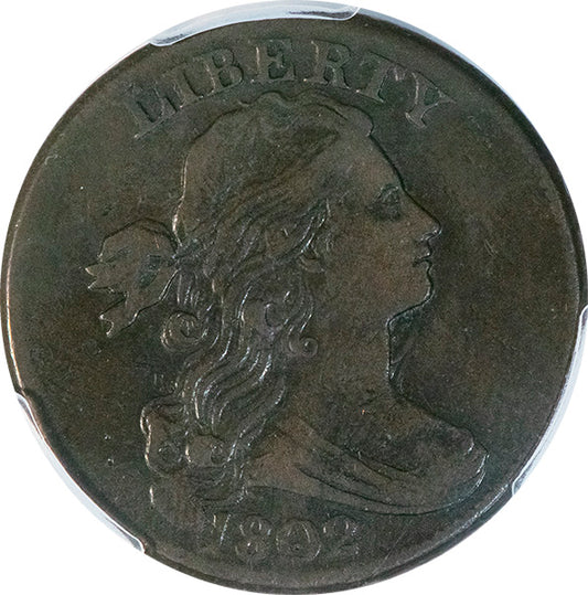 1802 1C S-227, R.3 PCGS VF30 Obverse