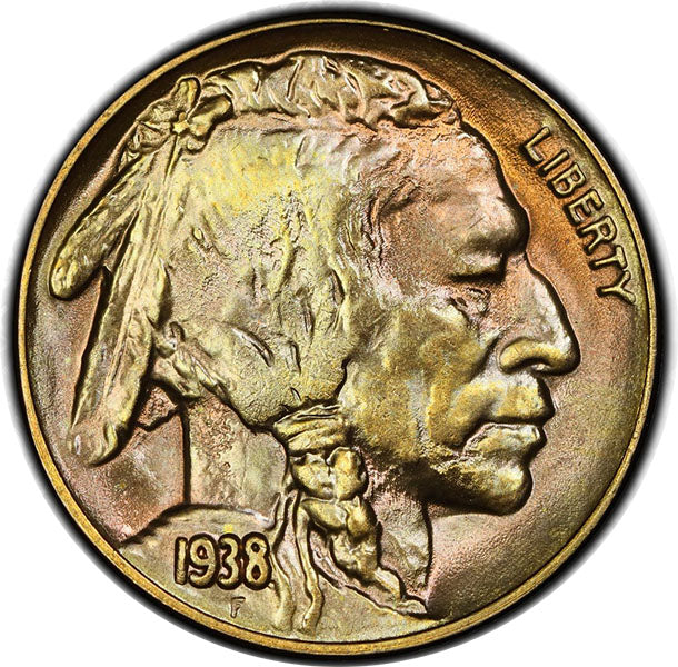 1938-D 5C PCGS MS67+ Buffalo Nickel obverse