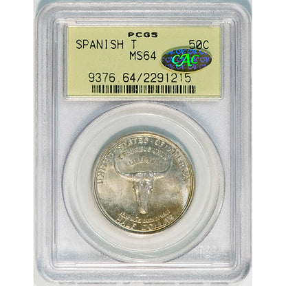 (9376) 1935 50C Spanish Trail PCGS MS64 Gold CAC