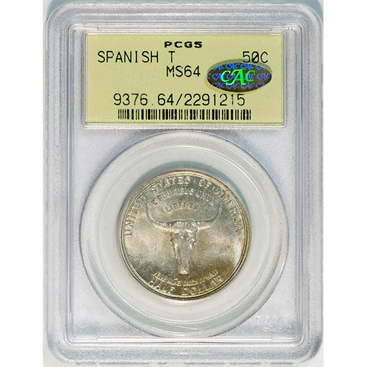 (9376) 1935 50C Spanish Trail PCGS MS64 Gold CAC