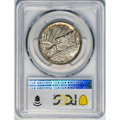 1938-D 50C Oregon PCGS MS67+ CAC reverse slab