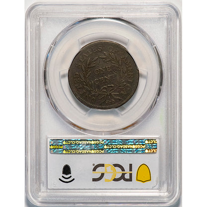 1796 1C Draped, Reverse of 1795 S-98, R.5 PCGS VG10 slab