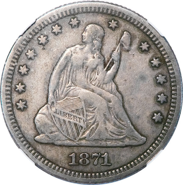 (5479) 1871-CC 25C NGC XF Details