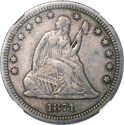 (5479) 1871-CC 25C NGC XF Details