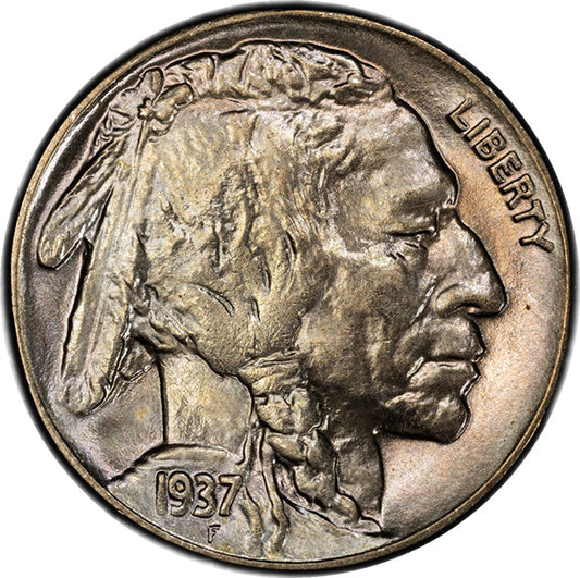 (3981) 1937-D 5C PCGS MS67 CAC Buffalo obverse