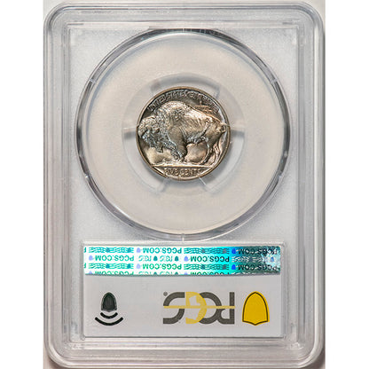 (3981) 1937-D 5C PCGS MS67 CAC Buffalo reverse slab