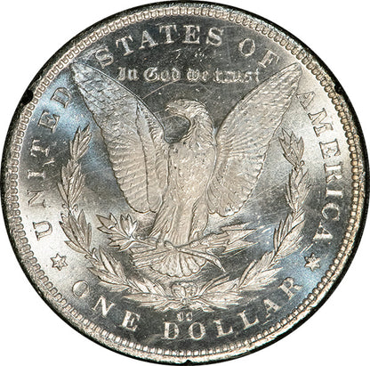 1884-CC $1 GSA Hoard NGC MS63 PL Morgan Dollar reverse