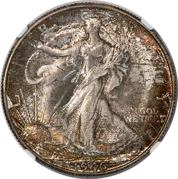 1946-D 50C NGC MS67 Walker obverse