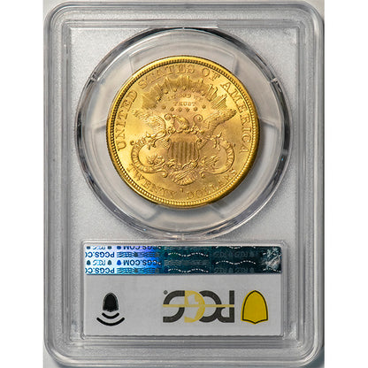 (8993) 1880-S $20 PCGS MS64 Liberty reverse slab