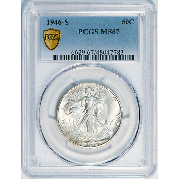 1946-S Walking Liberty Half slab