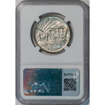 (9349) 1938-D 50C NGC MS68 Oregon reverse slab