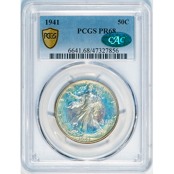 (6641) 1941 50C PCGS PR68 CAC